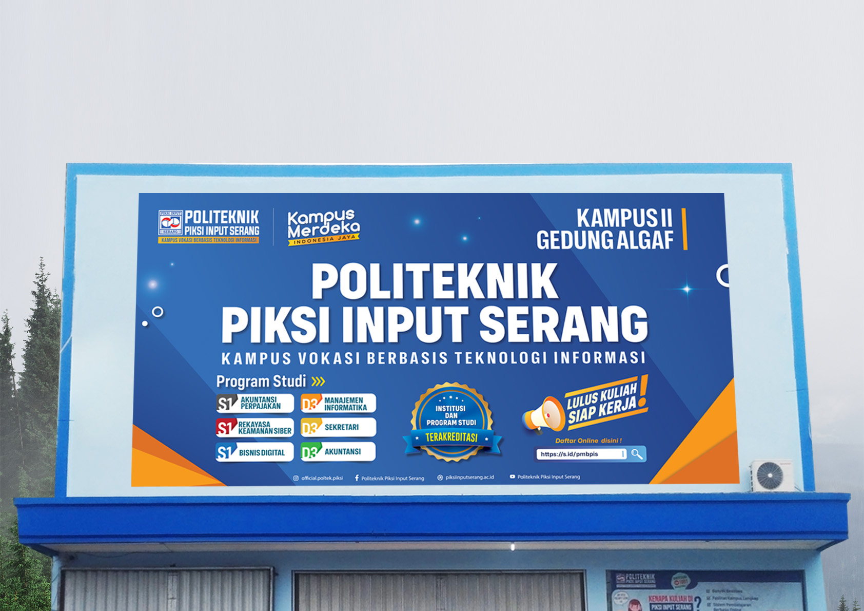 Gedung algaf Politeknik Piksi Input Serang